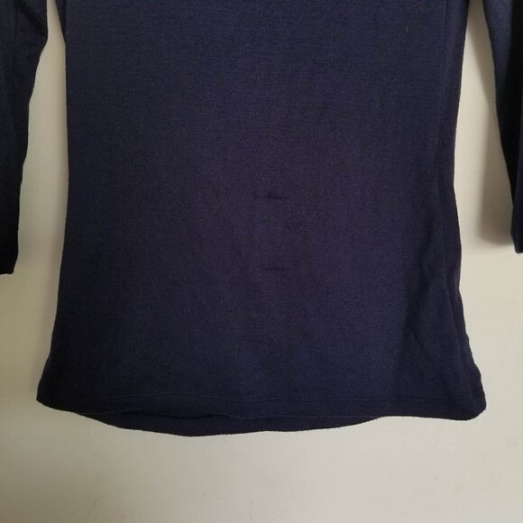 41 Hawthorn Henri Surplice Wrap Ruched Knit Top XS - Picture 7 of 11